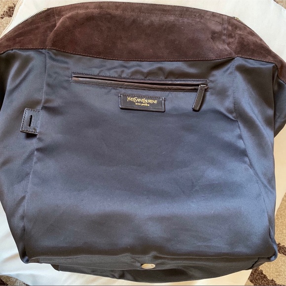 Yves Saint Laurent Patent Leather Downtown Tote - Picture 7 of 8